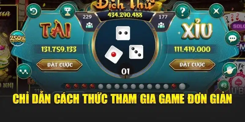 Chỉ dẫn cách thức tham gia game đơn giản